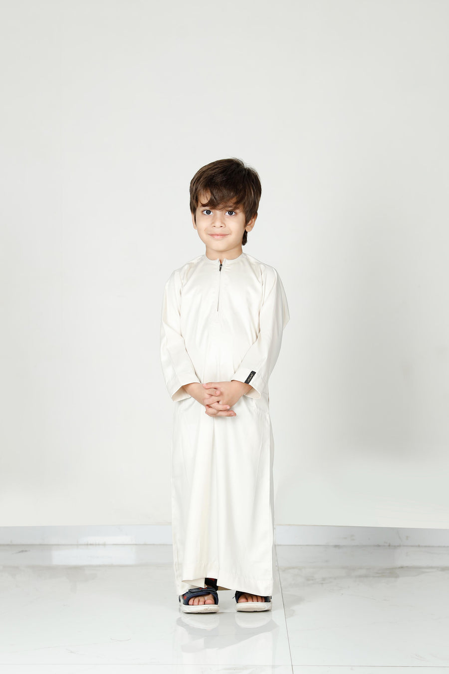 Kids Omani Thobe Butter 106 Col 2