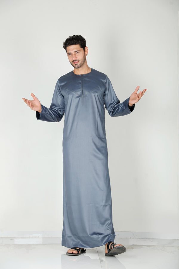 Mens Omani Thobe Slate 106 Col 17