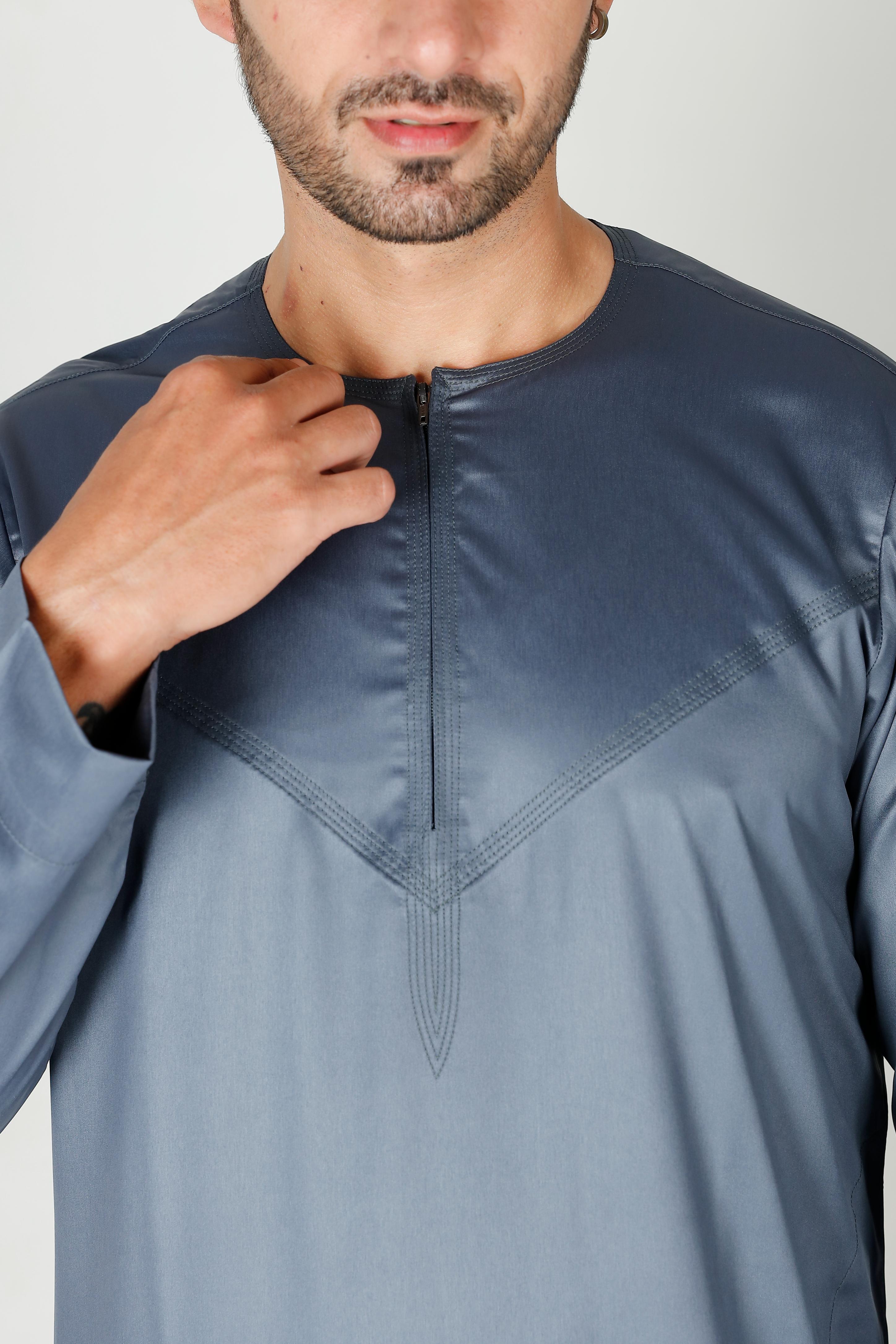 Mens Omani Thobe Slate 106 Col 17