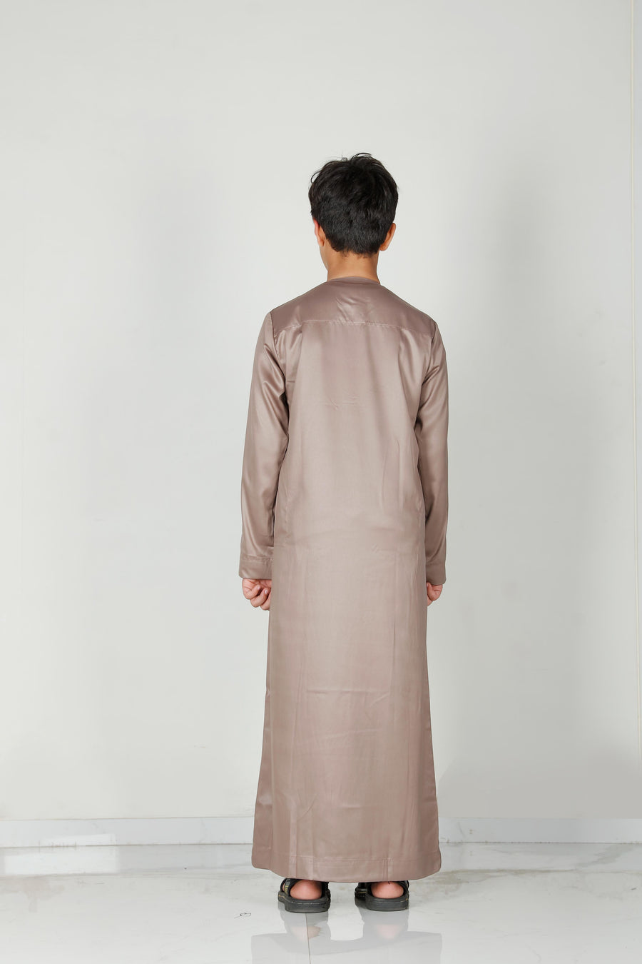 Kids Omani Thobe Chestnut 106 Col 7