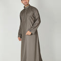 Premium Collared Thobe Mocha 113 Col 33