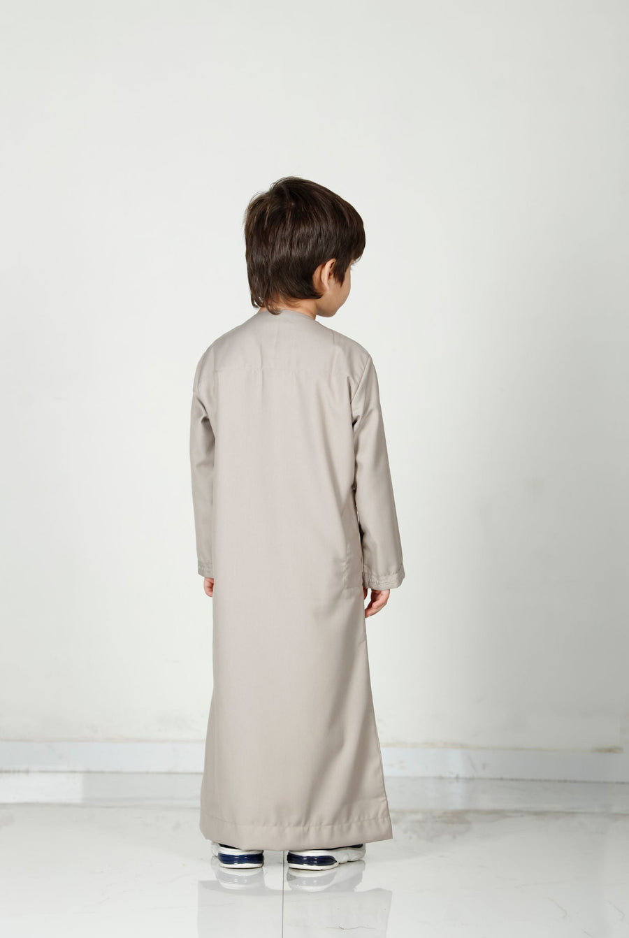 Boys Tasselled Thobe Mocha 114 Col 5