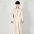 Kids Tasselled Thobe Beige 114 Col 4