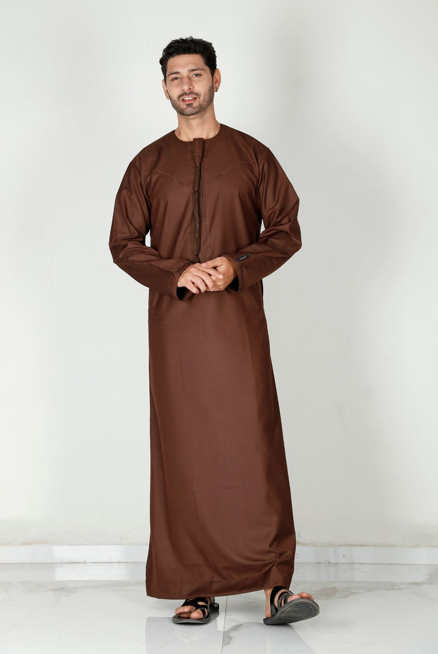 Tasselled Thobe Brown 114 Col 9