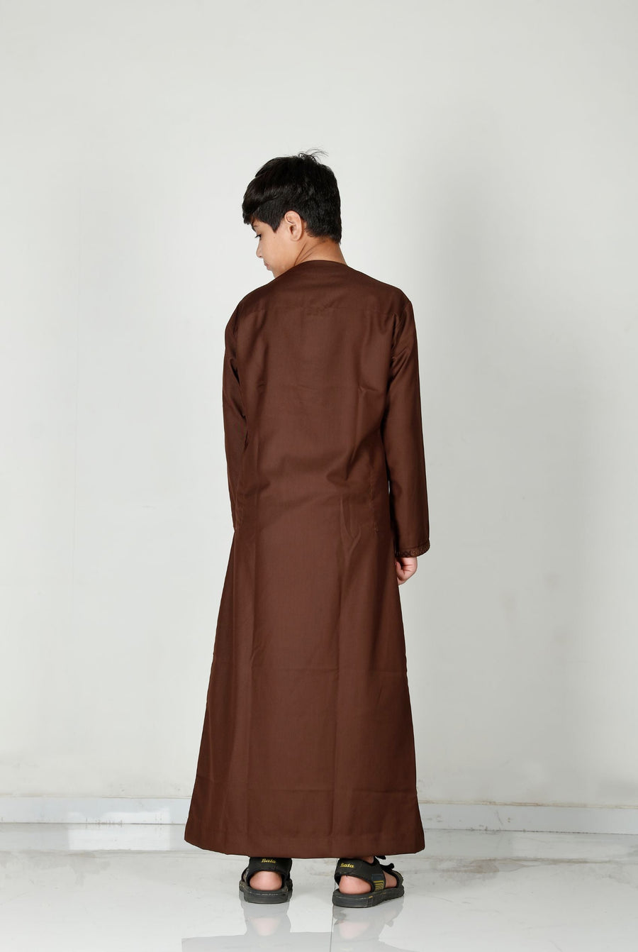 Boys Tasselled Thobe Brown 114 Col 9