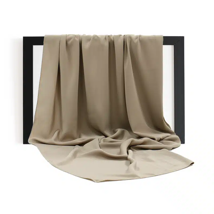 Madinah Chiffon Light Brown Hijab