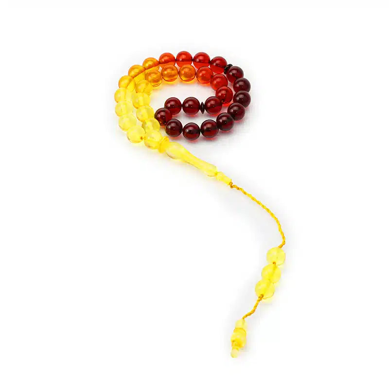 Two Tone Orange & Red Tasbih (702)