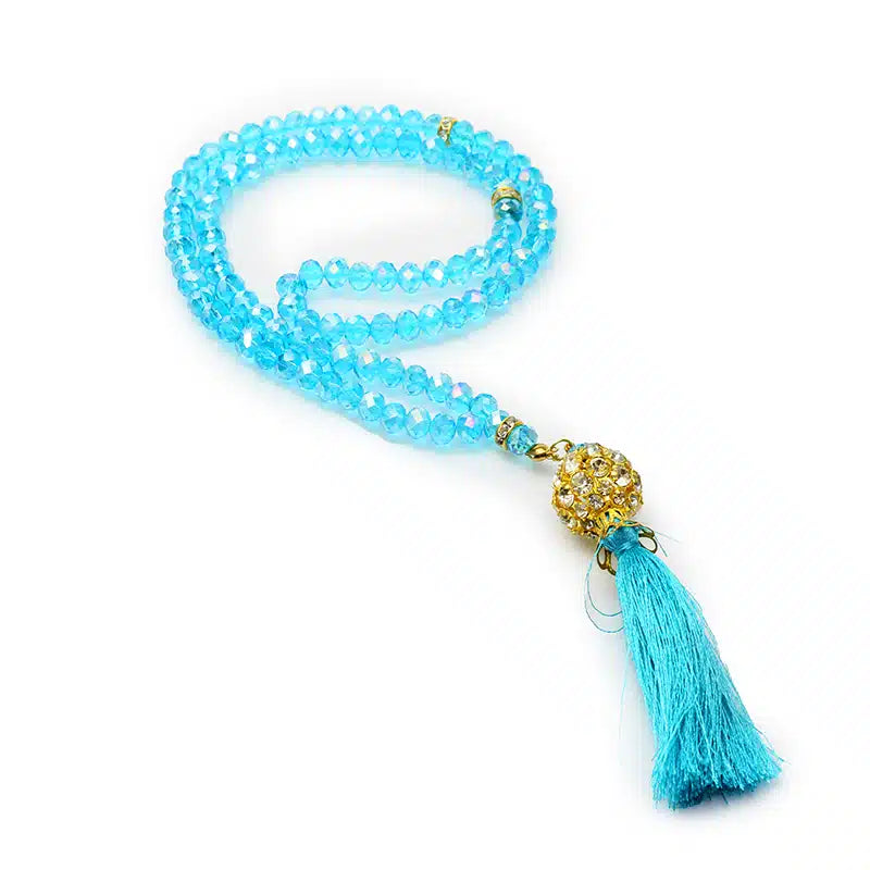 Turquoise Crystal Tasbih (125)