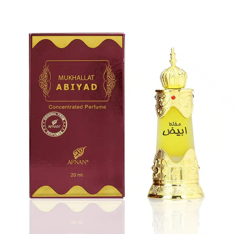 Mukhallat Abiyad by Afnan Roll-on Attar 20ml