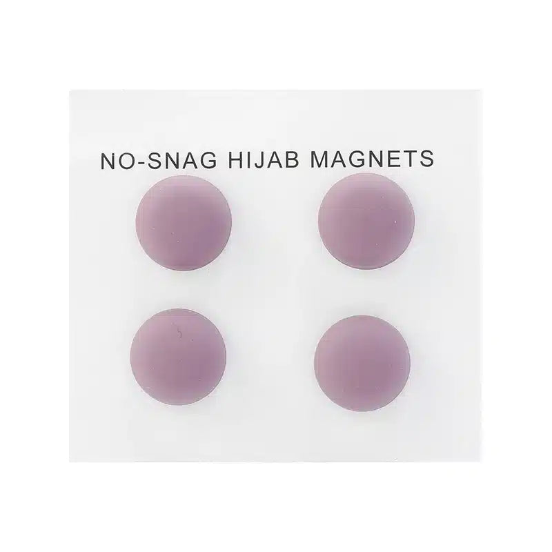 Matte Blush Hijab Magnets Pins - 4 Pack