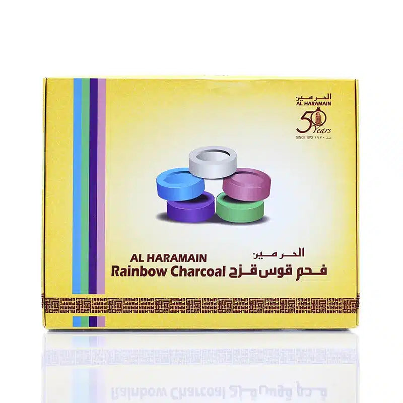 Rainbow Charcoal 50 pcs