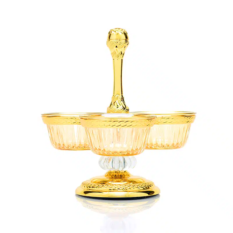 Dry Fruit Stand 00709 Gold