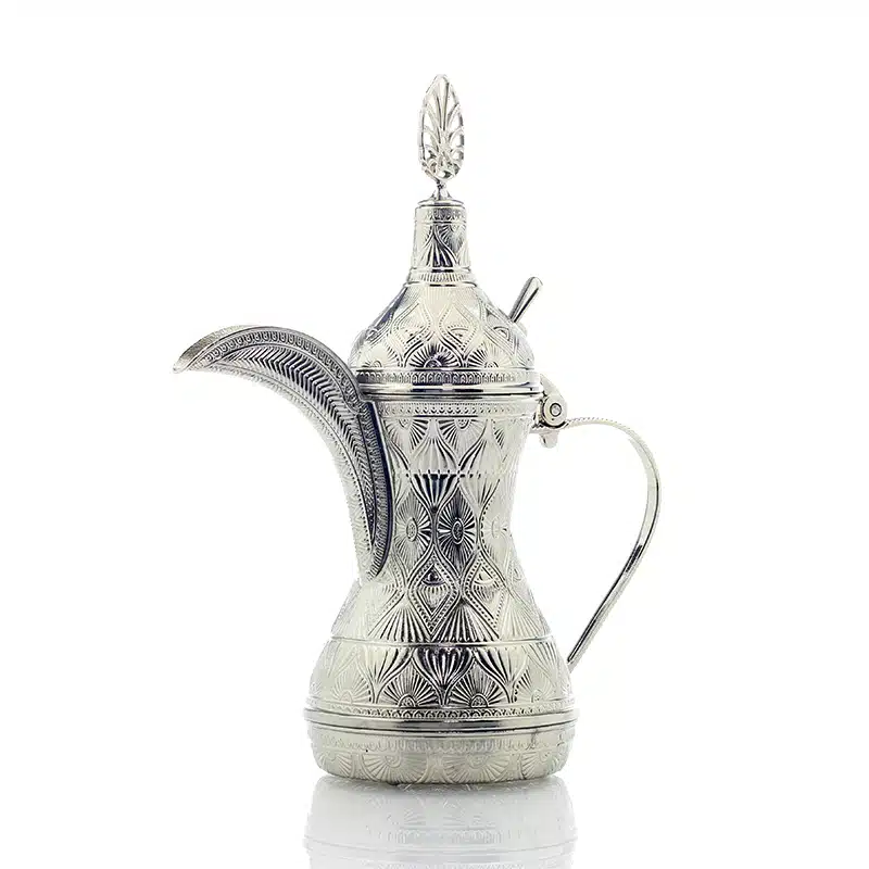 Embroidered Kettle Silver 735