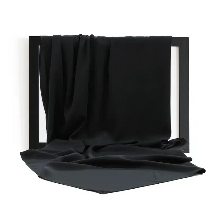 Madinah Chiffon Black Hijab