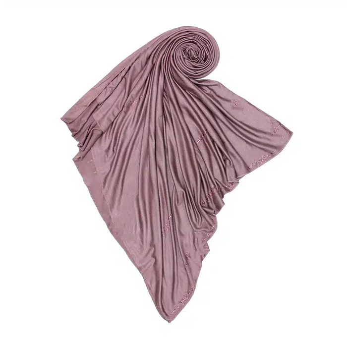 Embellishment Jersey Lilac Hijab