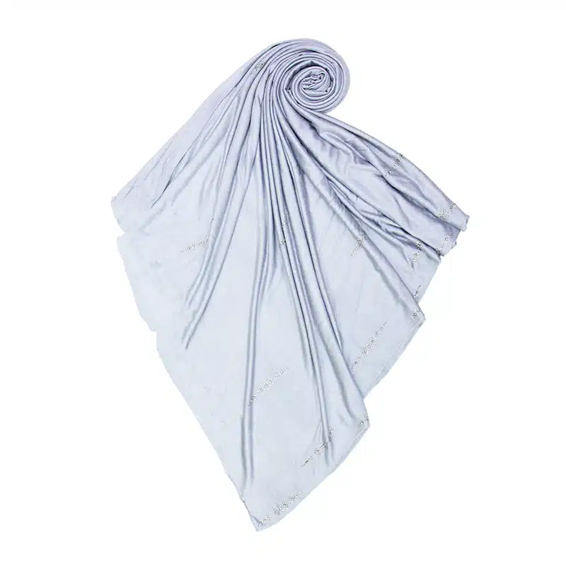 Embellishment Jersey Sky Blue Hijab