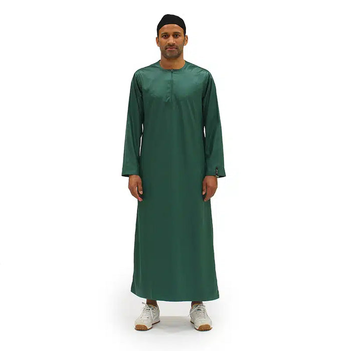 Omani Satin Green Thobe ASM-K13 23