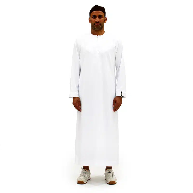 Omani Satin White Thobe ASM-K9 22