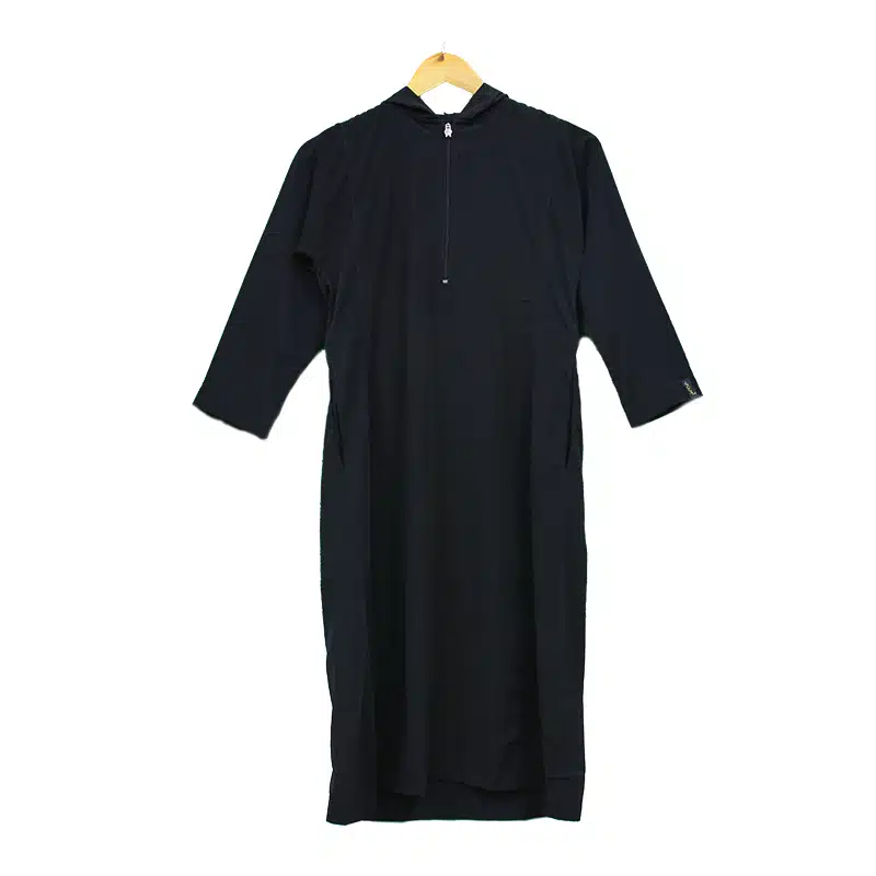 Boys 93 Hooded Black Thobe