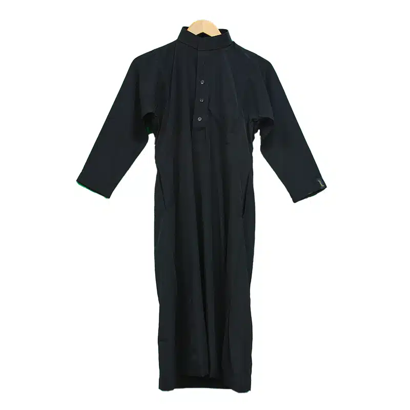 Boys Collared 94 Black Thobe