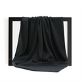 Premium Black Satin Hijab