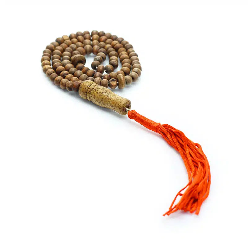 100 Bead Mocha Brown Wood Tasbih