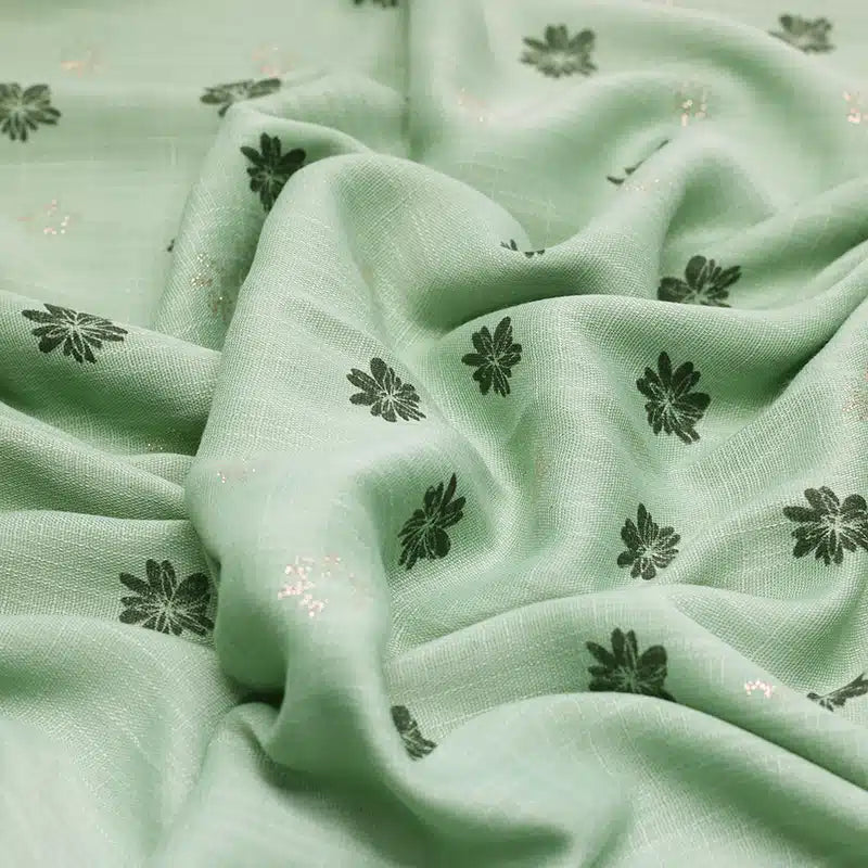 Elaan Print Mint Green Hijab