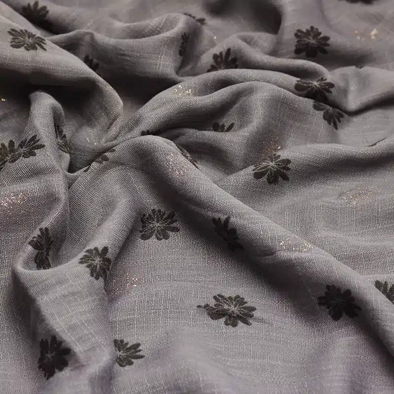 Elaan Print Grey Hijab