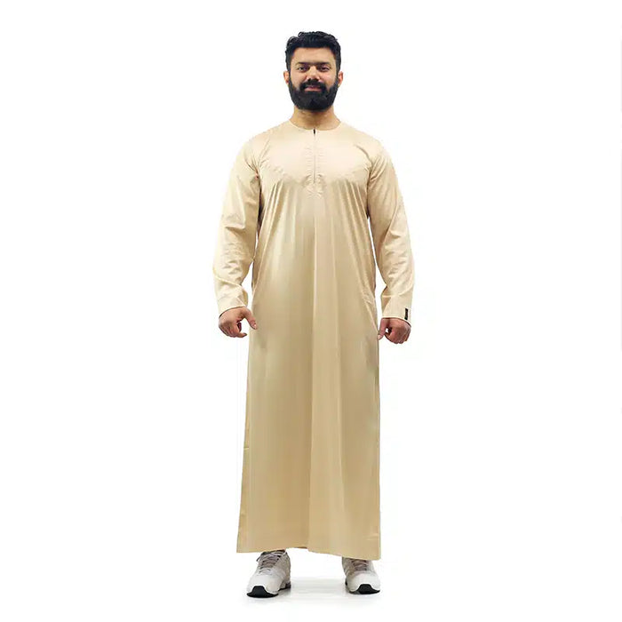 Omani Satin Beige Thobe ASM-K14 9