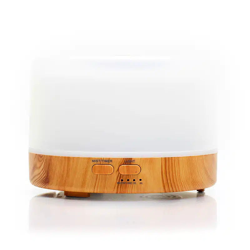 Cubed White & Light Brown Humidifier AM0962