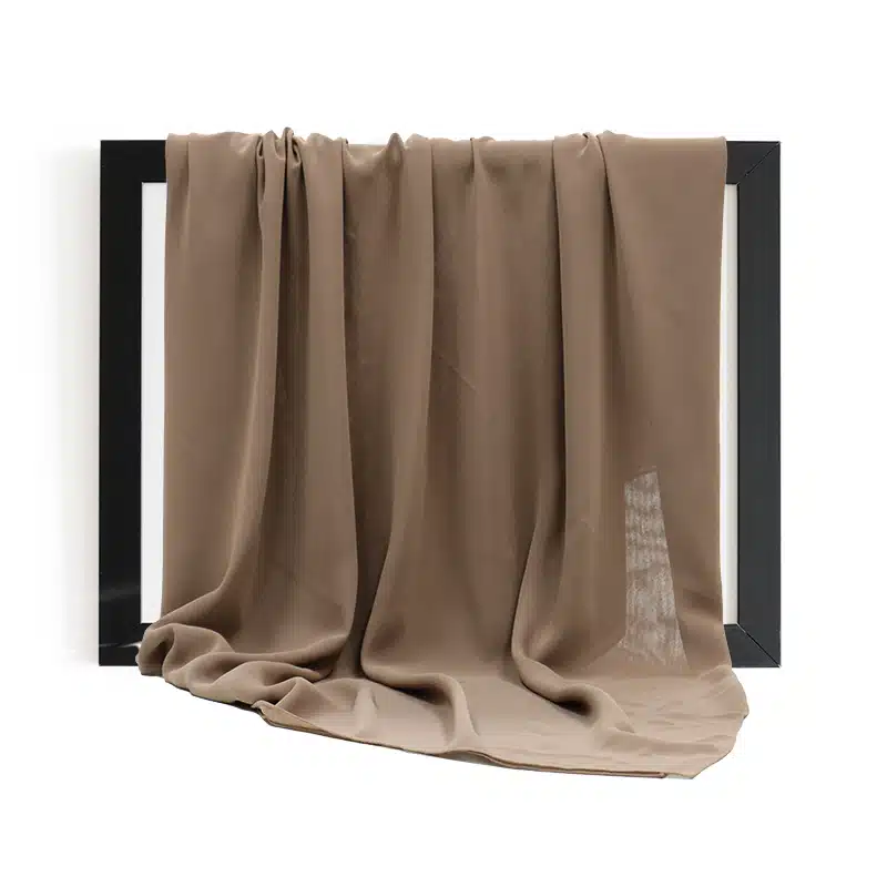 Crepe Brown Hijab