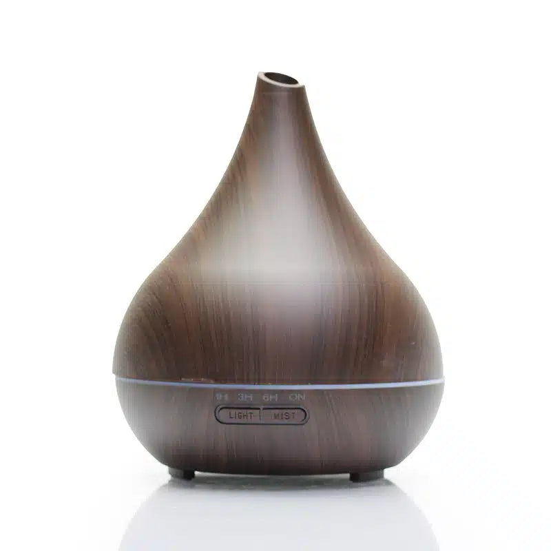 Curved Dark Wood Humidifier AM00967