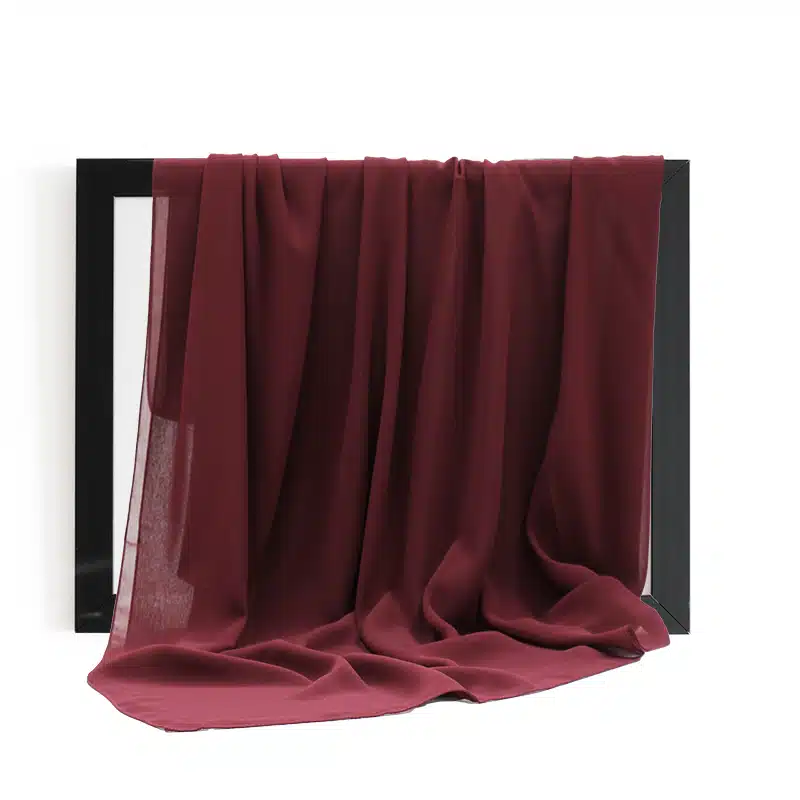 Crepe Rose Wood Hijab