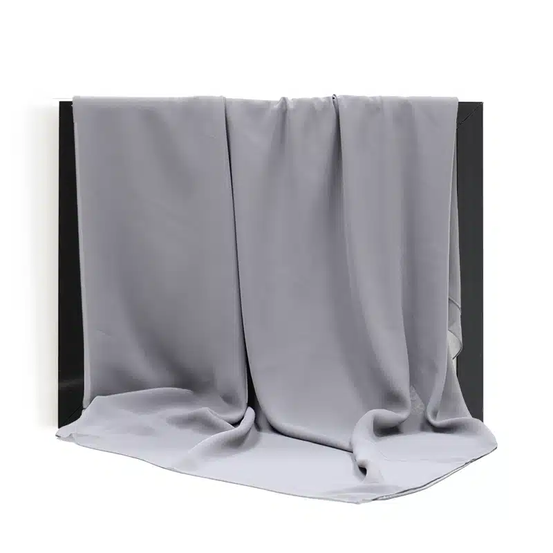 Crepe Light Grey Hijab