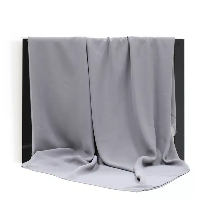 Crepe Dark Grey Hijab
