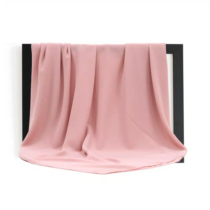 Crepe Bubble gum Pink Hijab
