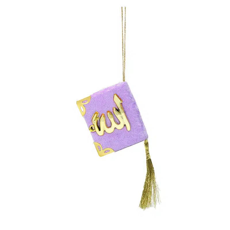 Quran Hanger Lilac With Gold Accent