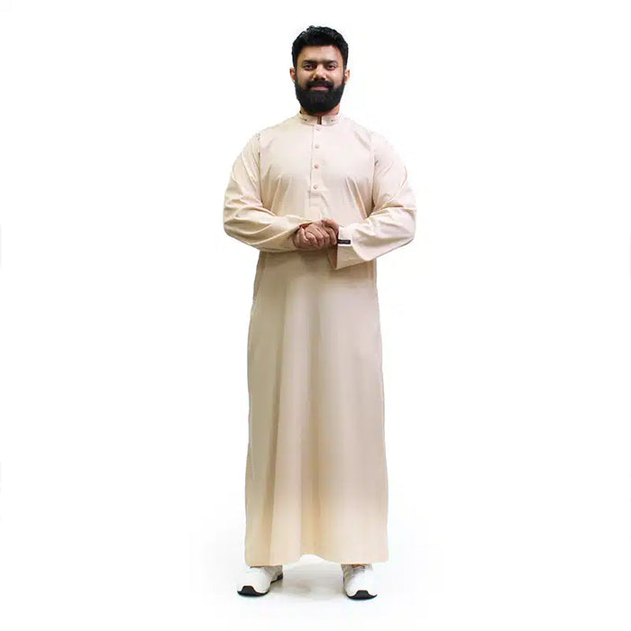 Detail Collar Cream Thobe 962-2