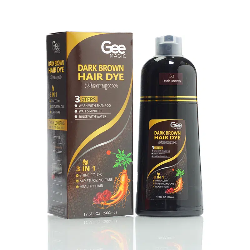 3-in-1 Brown Hair Dye shampoo