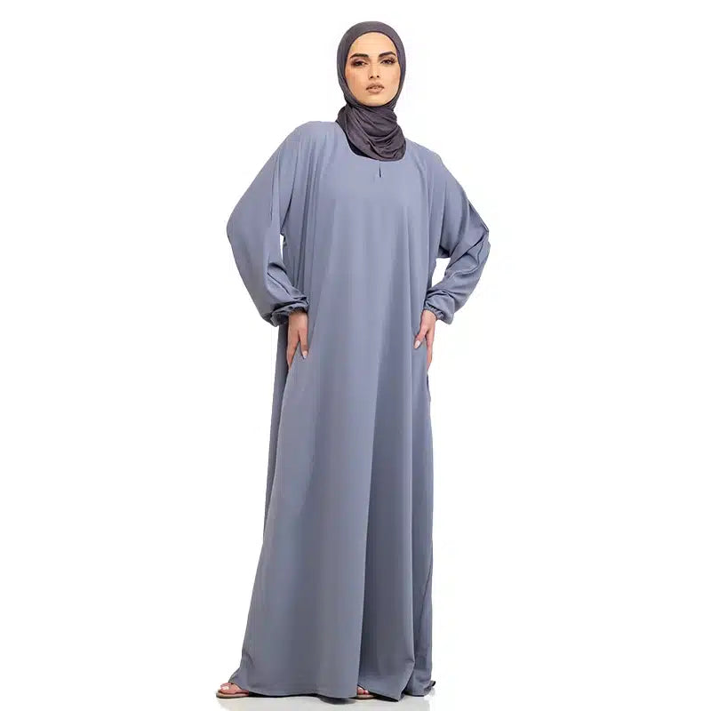 Essential Stone Blue Abaya