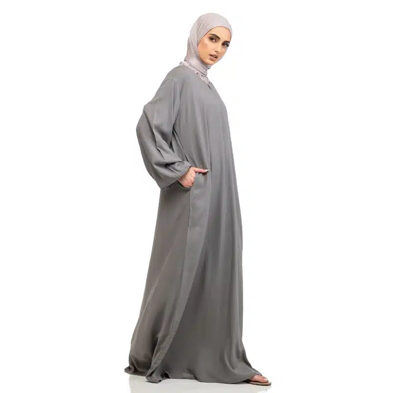 Hajj And Umrah Grey Abaya