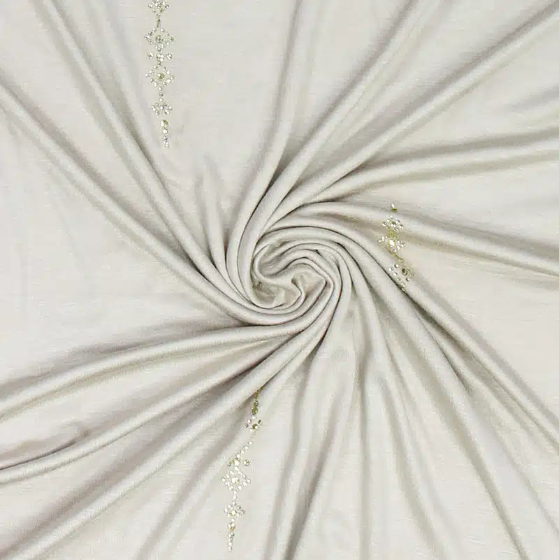 Embellishment Jersey Cream Hijab