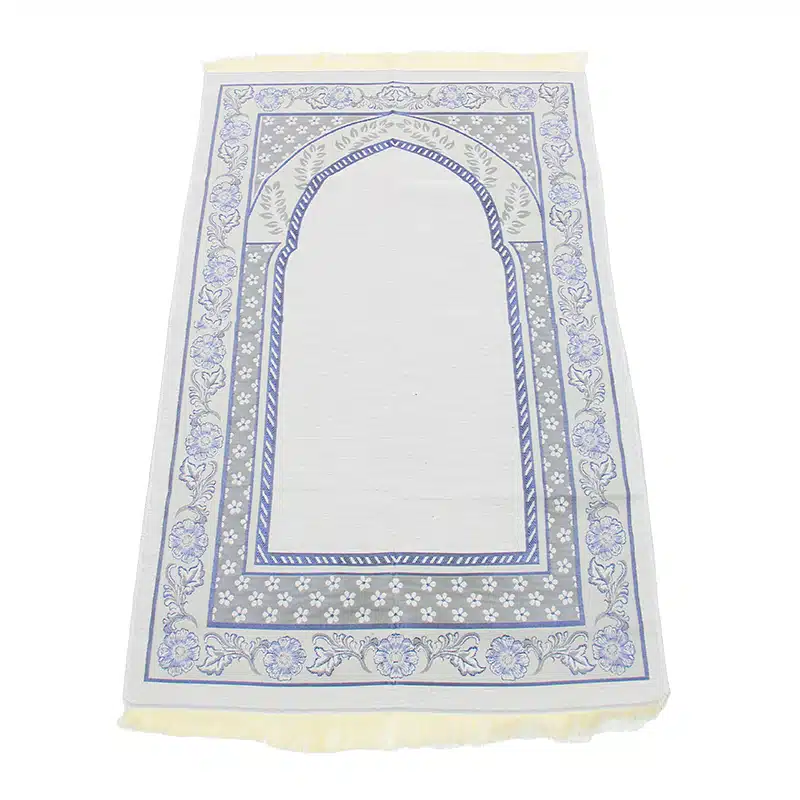 Light Weight Beige And Grey Prayer Mat