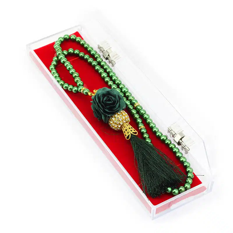 Dark Green Pearl Tasbih (203)