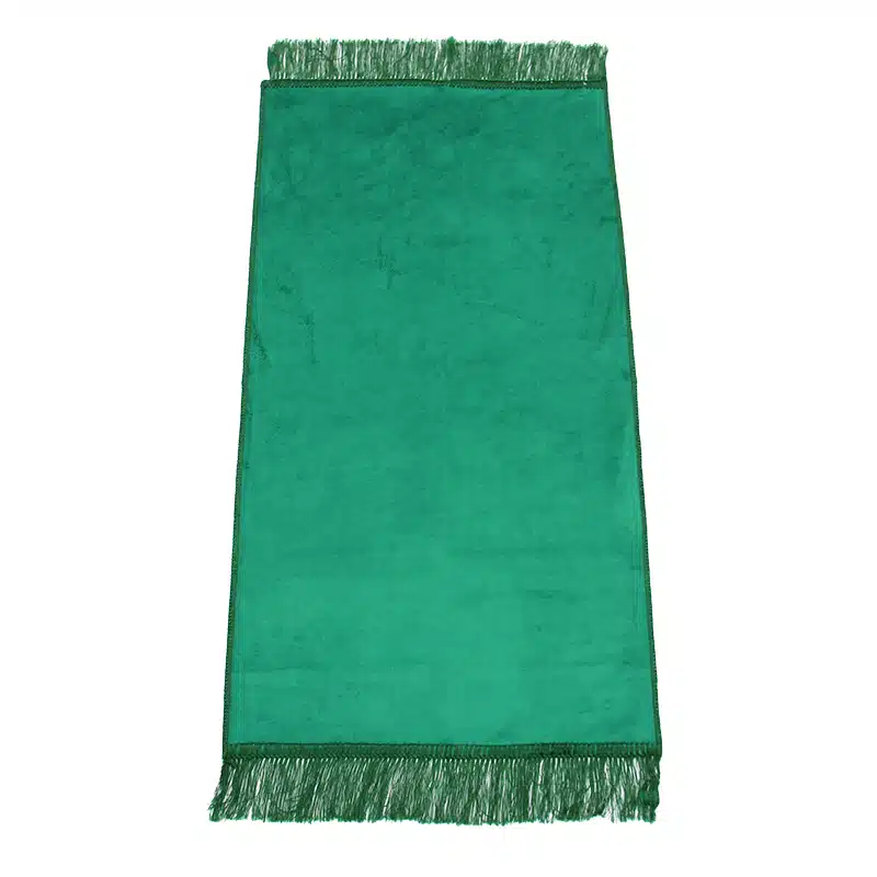 Kids Yonsuz Cocuk Secca Green Prayer Mat