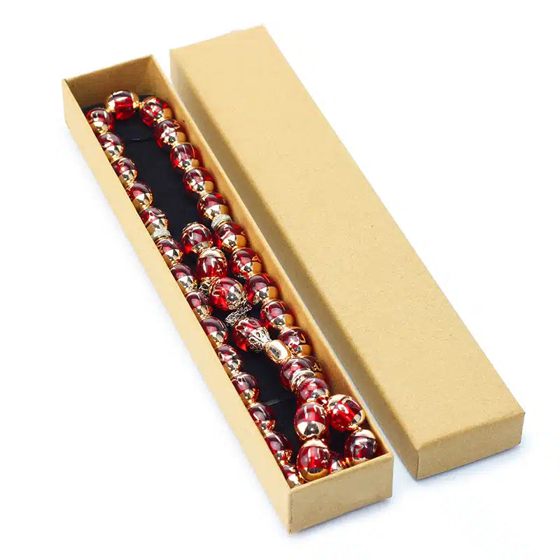 Two Tone Gold And Red Tasbih (601)