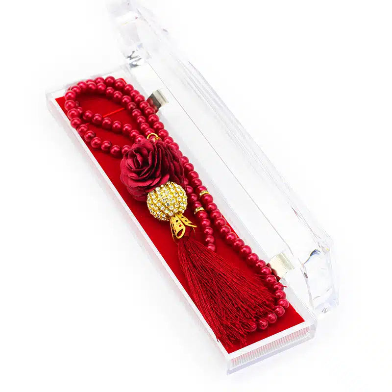 Red Pearl Tasbih (209)