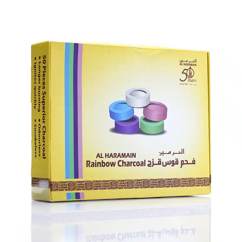 Rainbow Charcoal 50 pcs