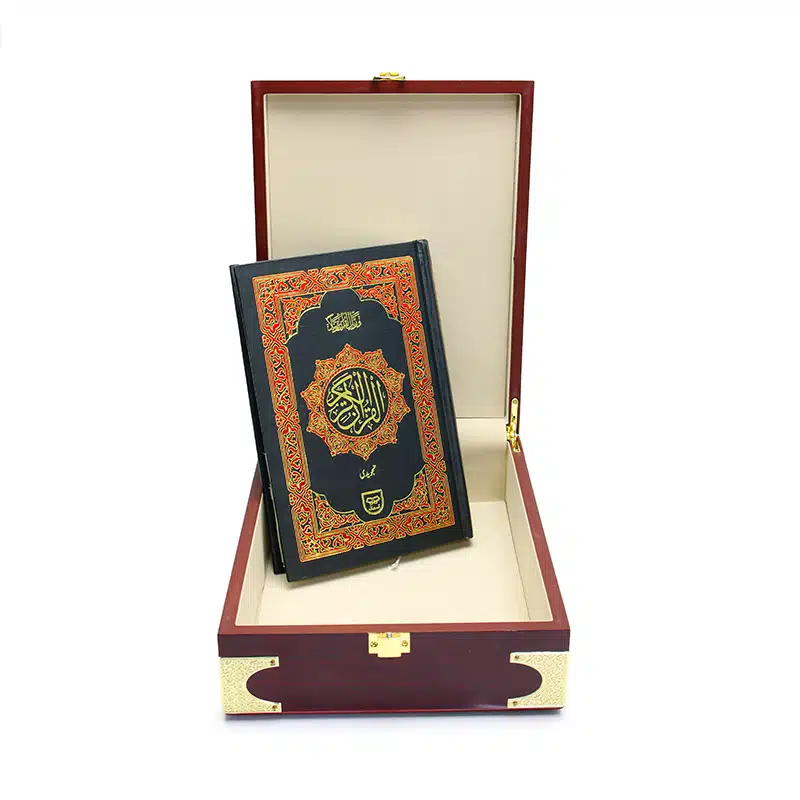 Burgundy Wood Quran Box AM10039