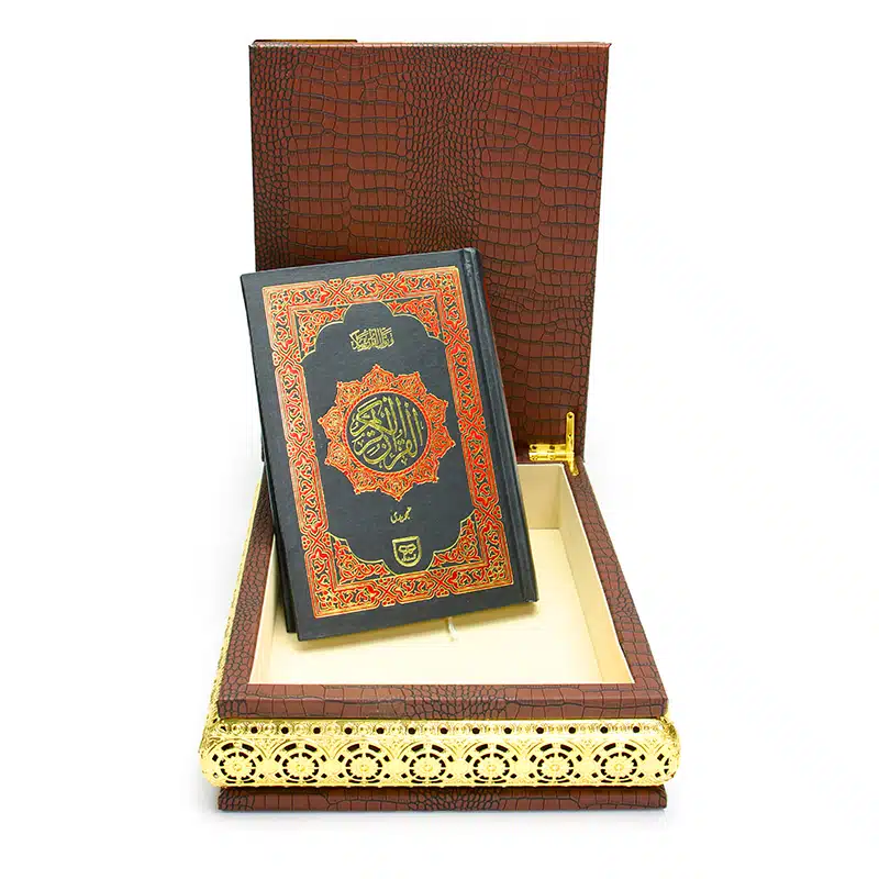 Maroon Wooden Quran Box AM10054